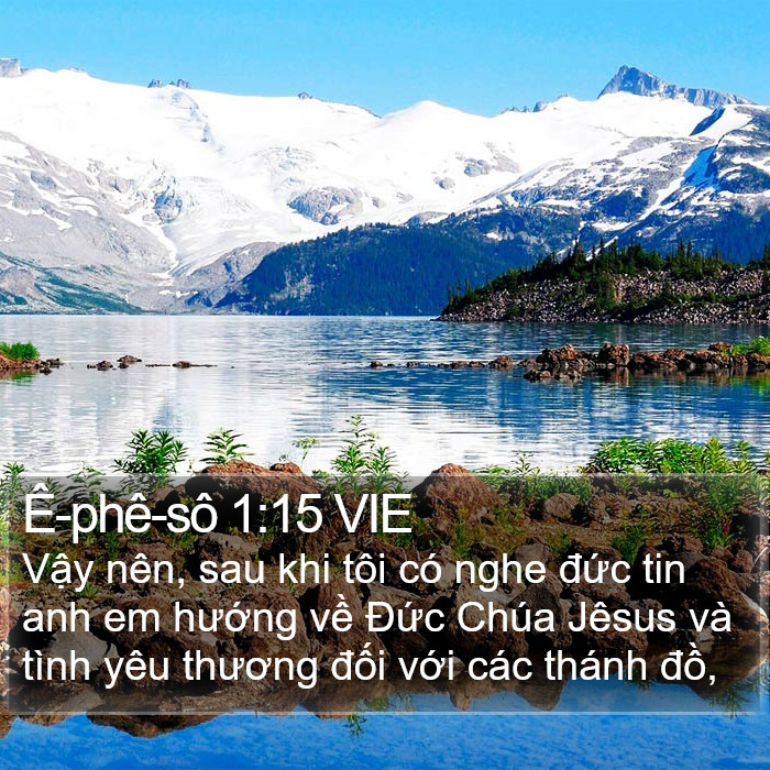 Ê-phê-sô 1:15 VIE Bible Study