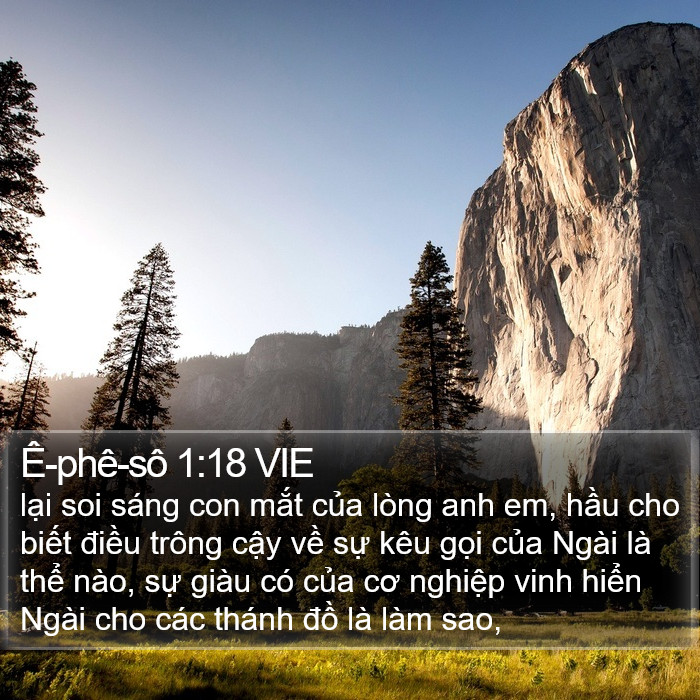 Ê-phê-sô 1:18 VIE Bible Study