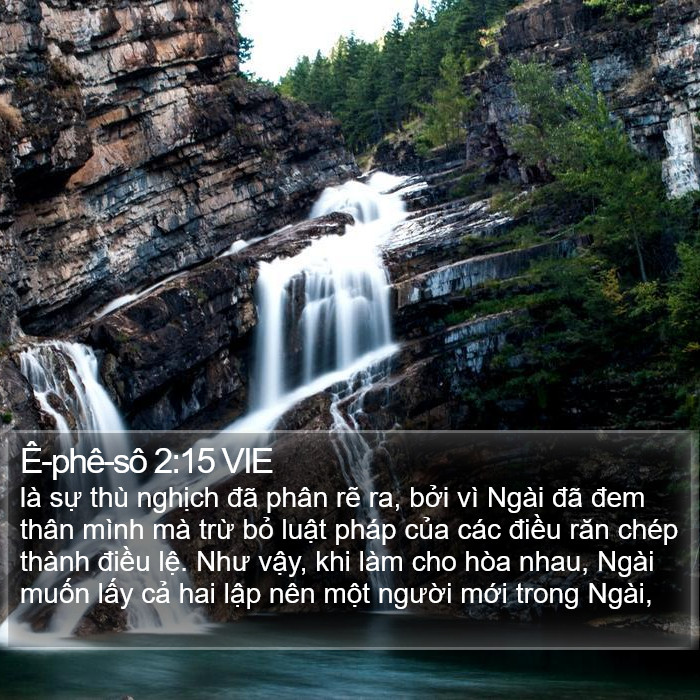 Ê-phê-sô 2:15 VIE Bible Study