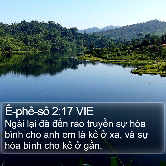 Ê-phê-sô 2:17 VIE Bible Study