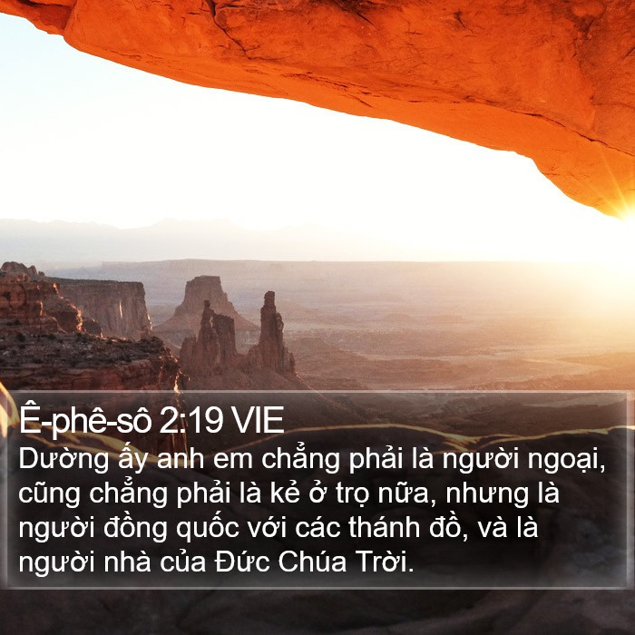 Ê-phê-sô 2:19 VIE Bible Study