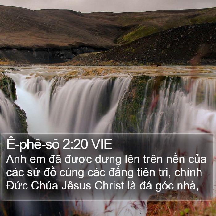 Ê-phê-sô 2:20 VIE Bible Study