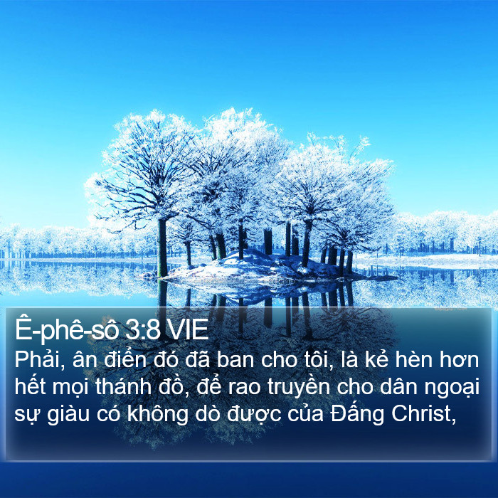 Ê-phê-sô 3:8 VIE Bible Study