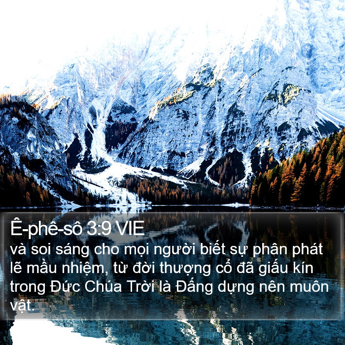 Ê-phê-sô 3:9 VIE Bible Study