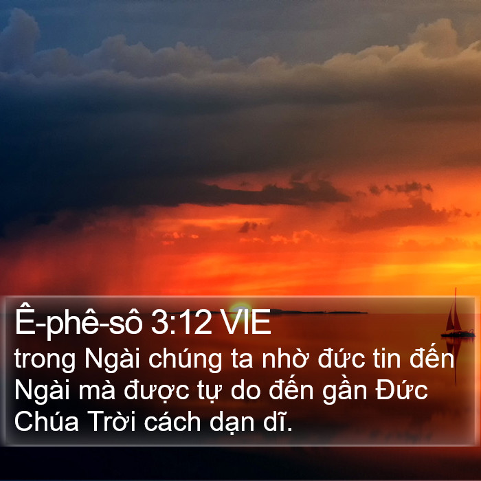 Ê-phê-sô 3:12 VIE Bible Study