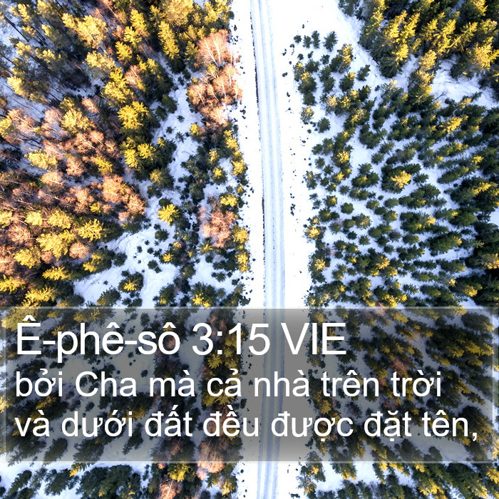 Ê-phê-sô 3:15 VIE Bible Study