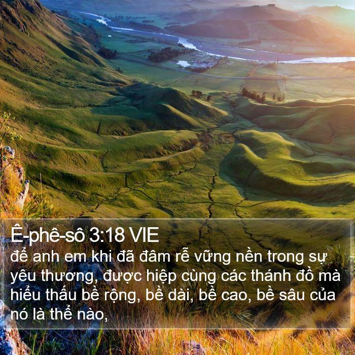 Ê-phê-sô 3:18 VIE Bible Study