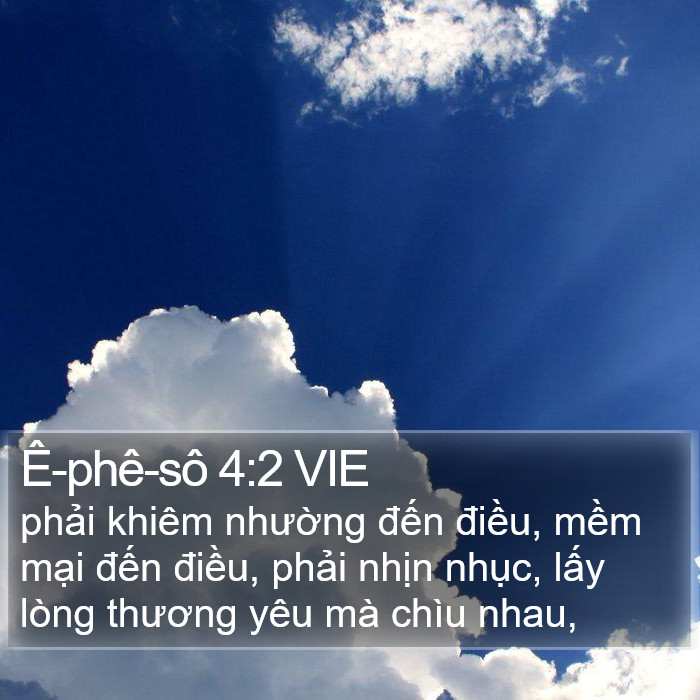 Ê-phê-sô 4:2 VIE Bible Study