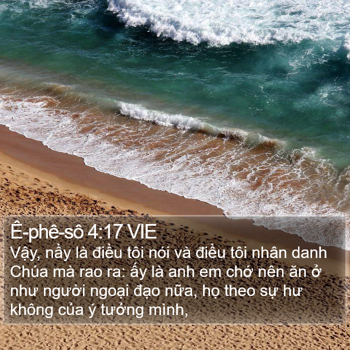 Ê-phê-sô 4:17 VIE Bible Study