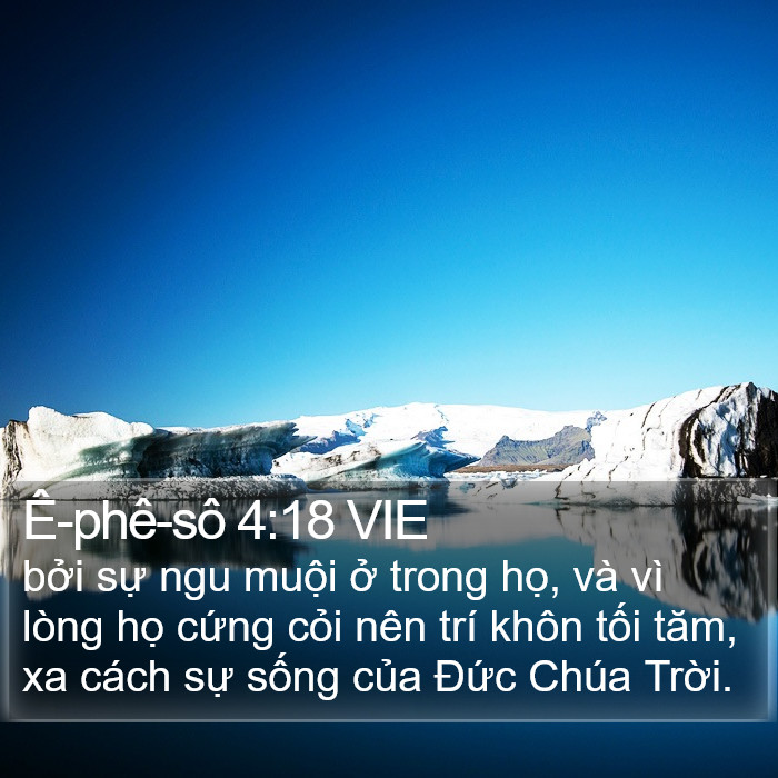 Ê-phê-sô 4:18 VIE Bible Study