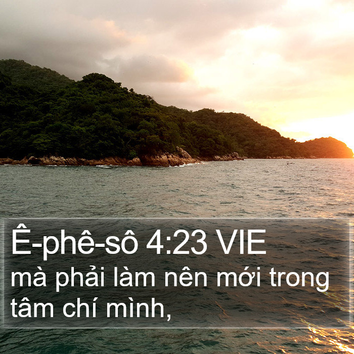 Ê-phê-sô 4:23 VIE Bible Study