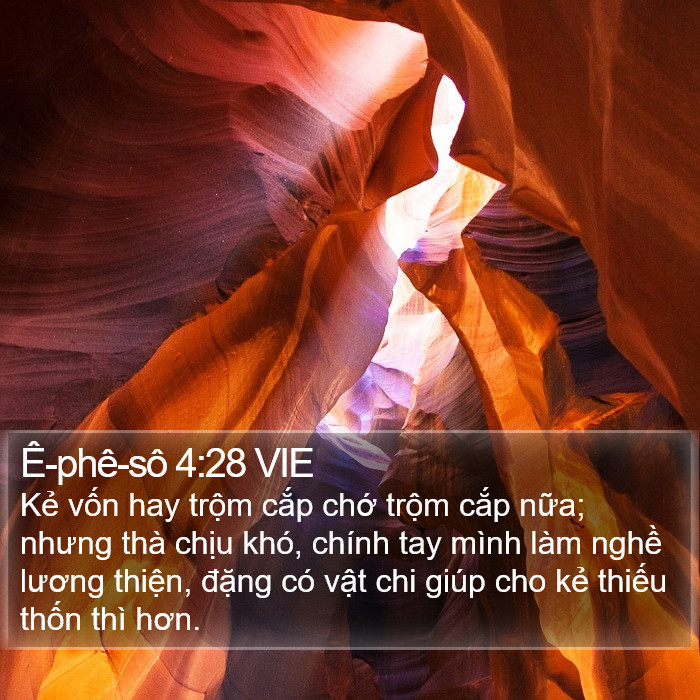 Ê-phê-sô 4:28 VIE Bible Study