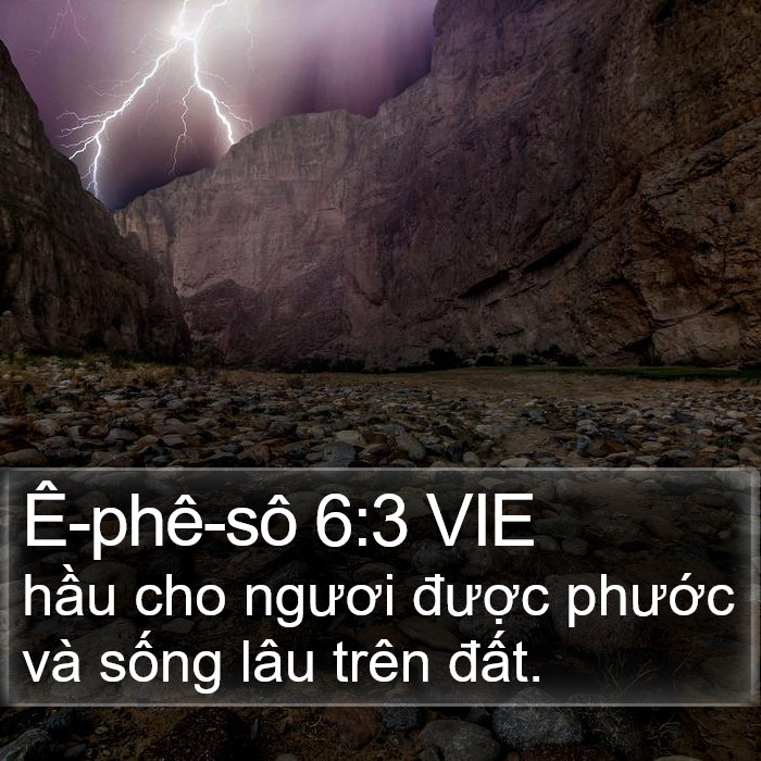 Ê-phê-sô 6:3 VIE Bible Study