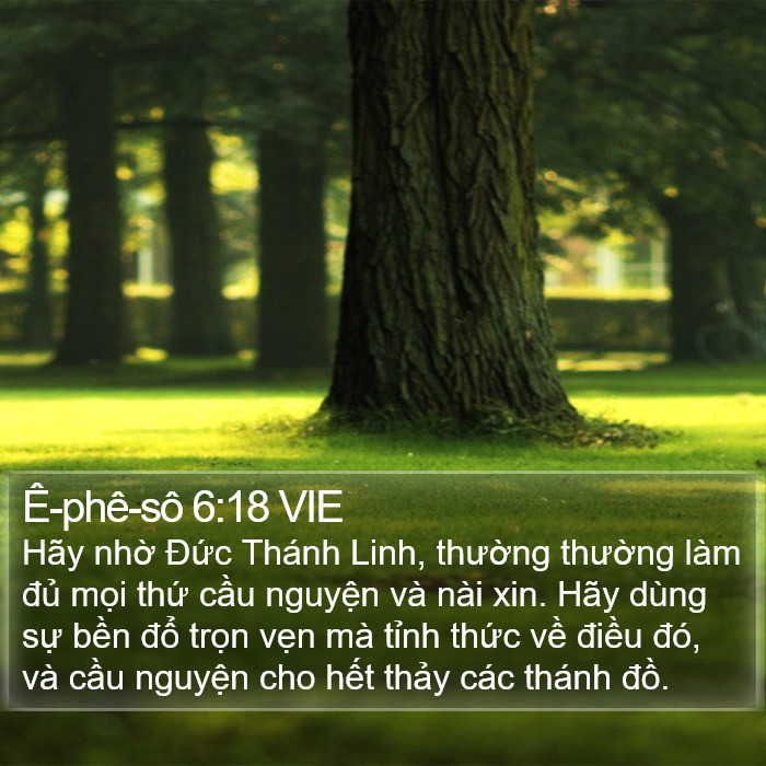 Ê-phê-sô 6:18 VIE Bible Study