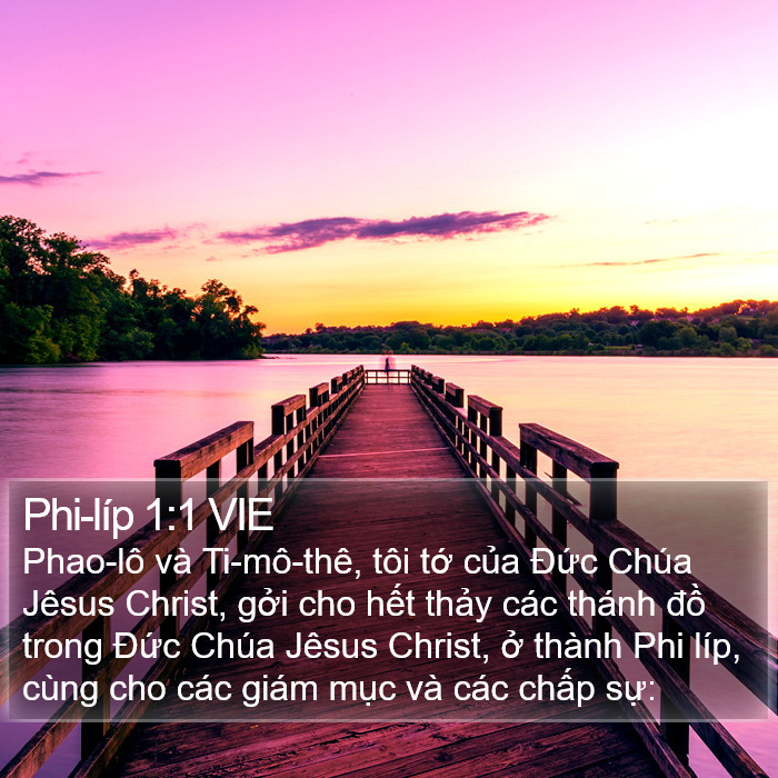 Phi-líp 1:1 VIE Bible Study