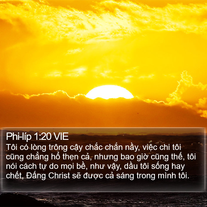 Phi-líp 1:20 VIE Bible Study