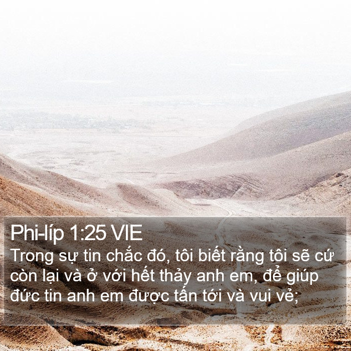 Phi-líp 1:25 VIE Bible Study