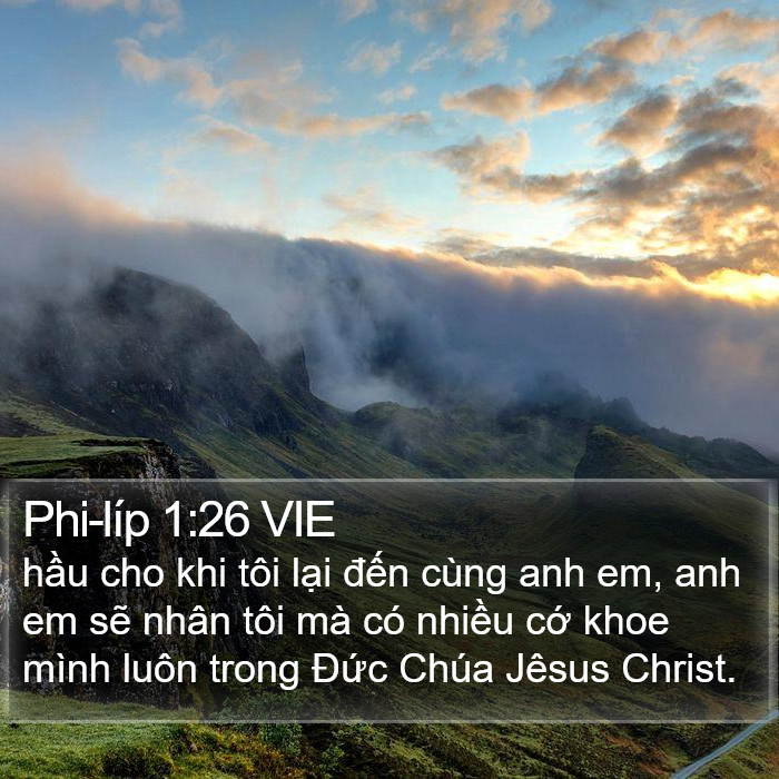 Phi-líp 1:26 VIE Bible Study