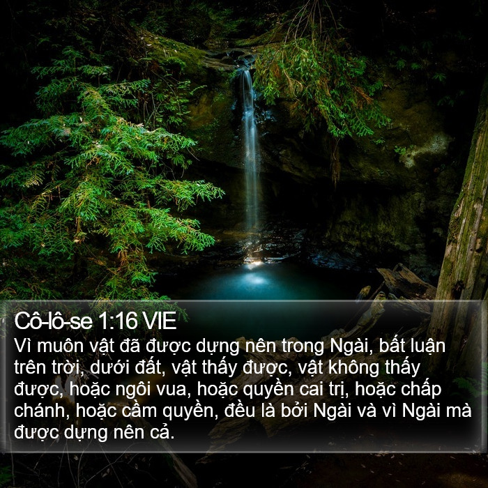 Cô-lô-se 1:16 VIE Bible Study