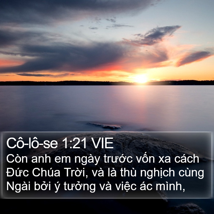 Cô-lô-se 1:21 VIE Bible Study