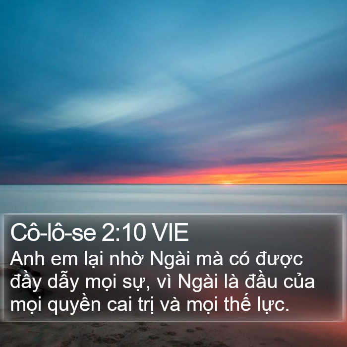 Cô-lô-se 2:10 VIE Bible Study