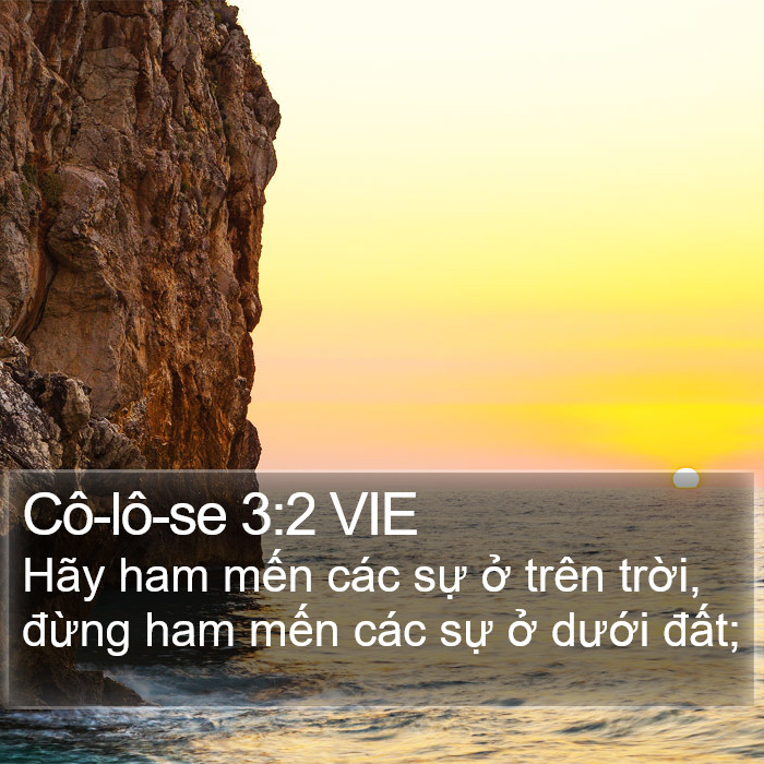 Cô-lô-se 3:2 VIE Bible Study