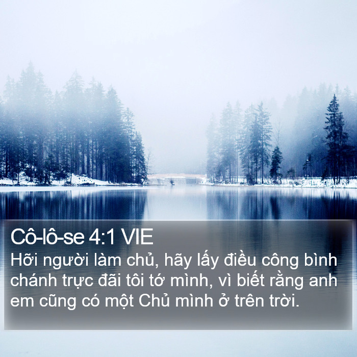 Cô-lô-se 4:1 VIE Bible Study