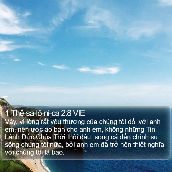 1 Thê-sa-lô-ni-ca 2:8 VIE Bible Study