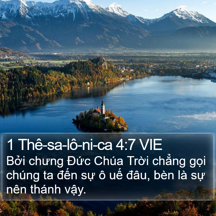 1 Thê-sa-lô-ni-ca 4:7 VIE Bible Study