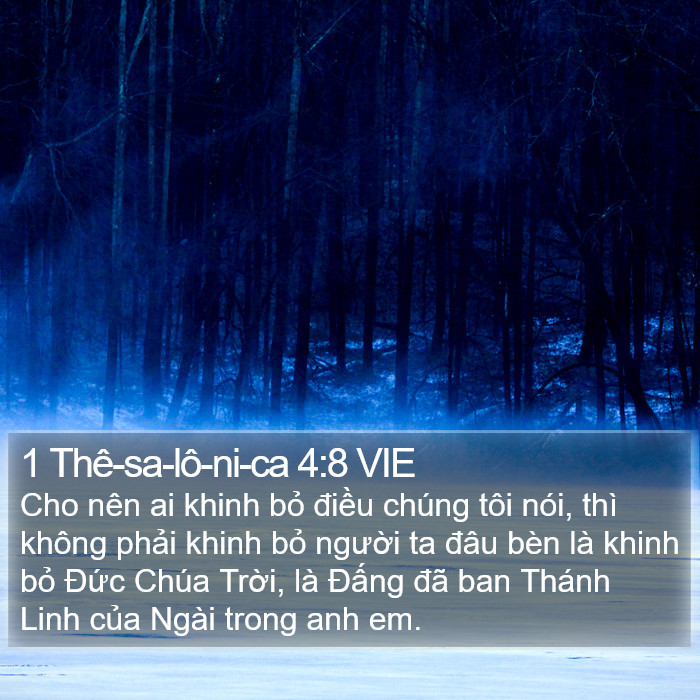 1 Thê-sa-lô-ni-ca 4:8 VIE Bible Study