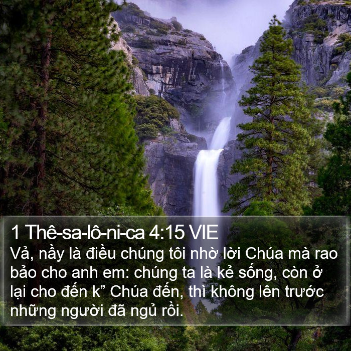 1 Thê-sa-lô-ni-ca 4:15 VIE Bible Study