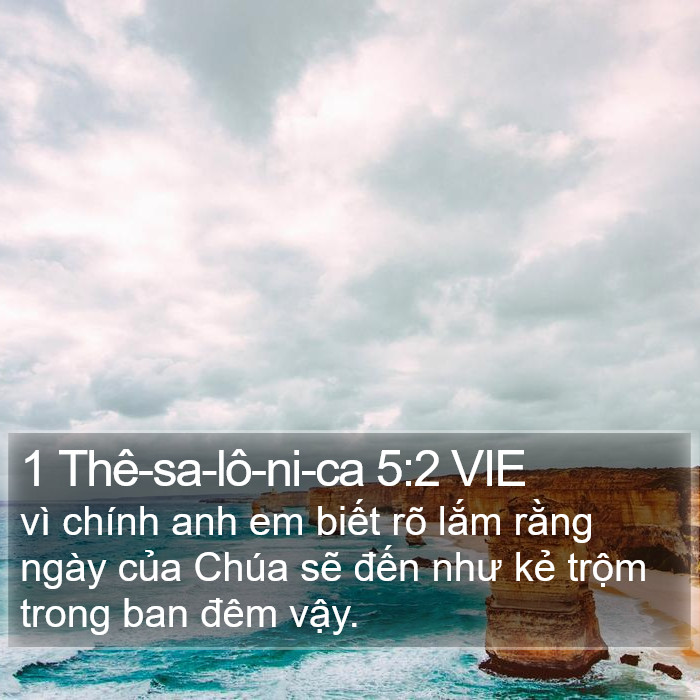 1 Thê-sa-lô-ni-ca 5:2 VIE Bible Study