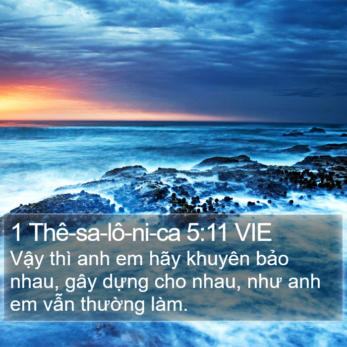 1 Thê-sa-lô-ni-ca 5:11 VIE Bible Study