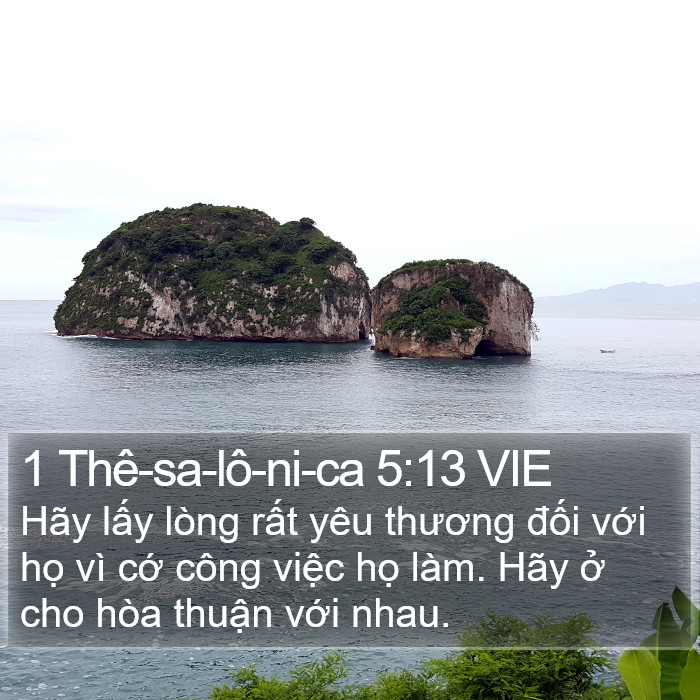 1 Thê-sa-lô-ni-ca 5:13 VIE Bible Study