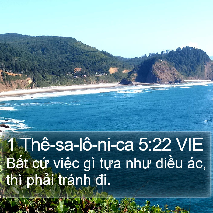 1 Thê-sa-lô-ni-ca 5:22 VIE Bible Study