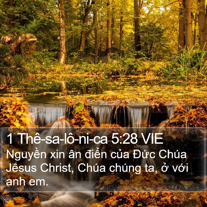 1 Thê-sa-lô-ni-ca 5:28 VIE Bible Study