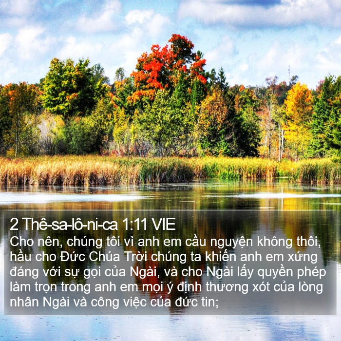 2 Thê-sa-lô-ni-ca 1:11 VIE Bible Study