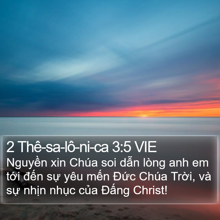 2 Thê-sa-lô-ni-ca 3:5 VIE Bible Study