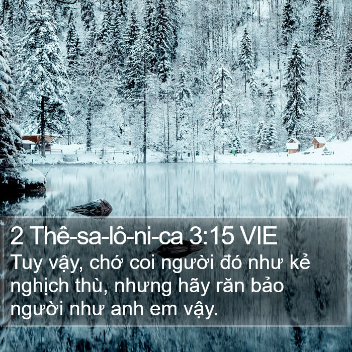 2 Thê-sa-lô-ni-ca 3:15 VIE Bible Study