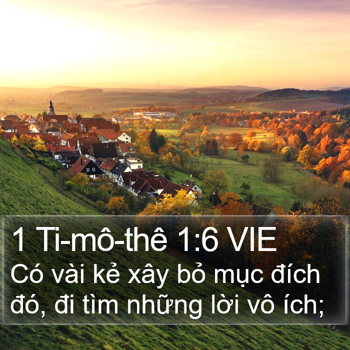 1 Ti-mô-thê 1:6 VIE Bible Study