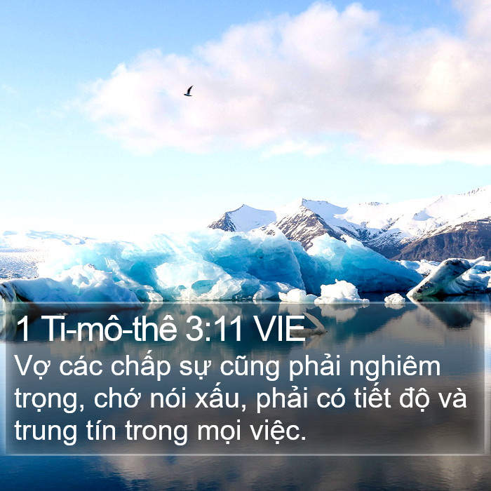 1 Ti-mô-thê 3:11 VIE Bible Study