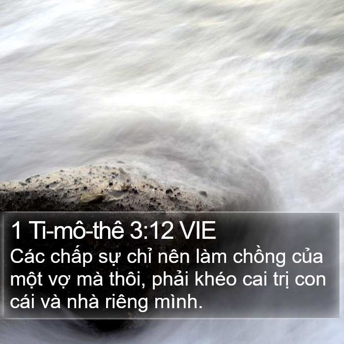 1 Ti-mô-thê 3:12 VIE Bible Study