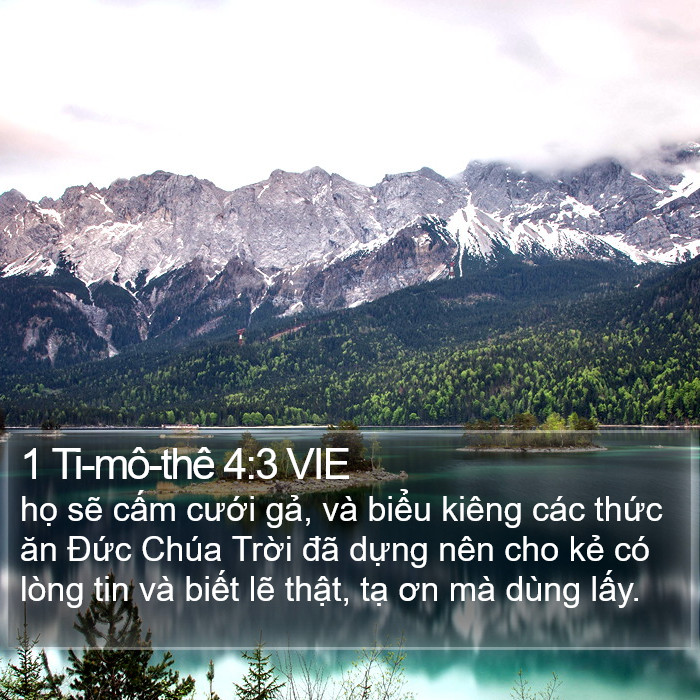 1 Ti-mô-thê 4:3 VIE Bible Study