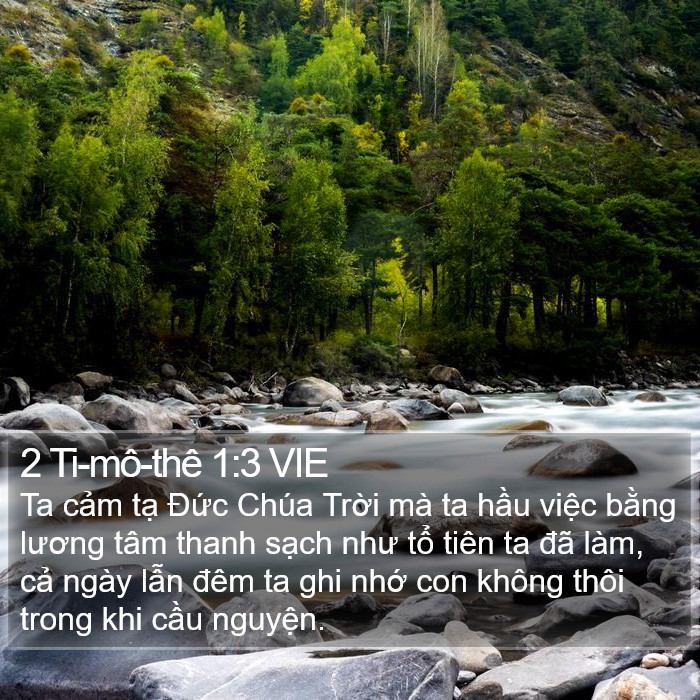 2 Ti-mô-thê 1:3 VIE Bible Study