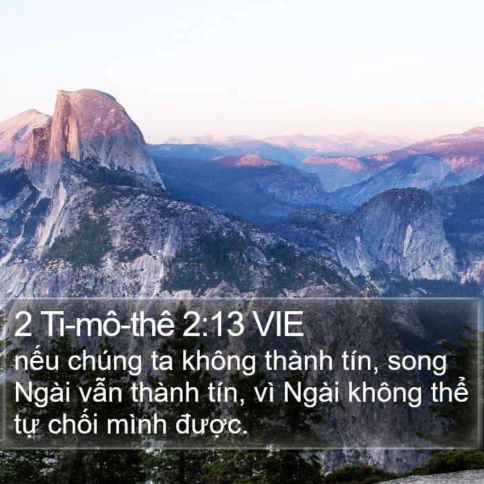 2 Ti-mô-thê 2:13 VIE Bible Study