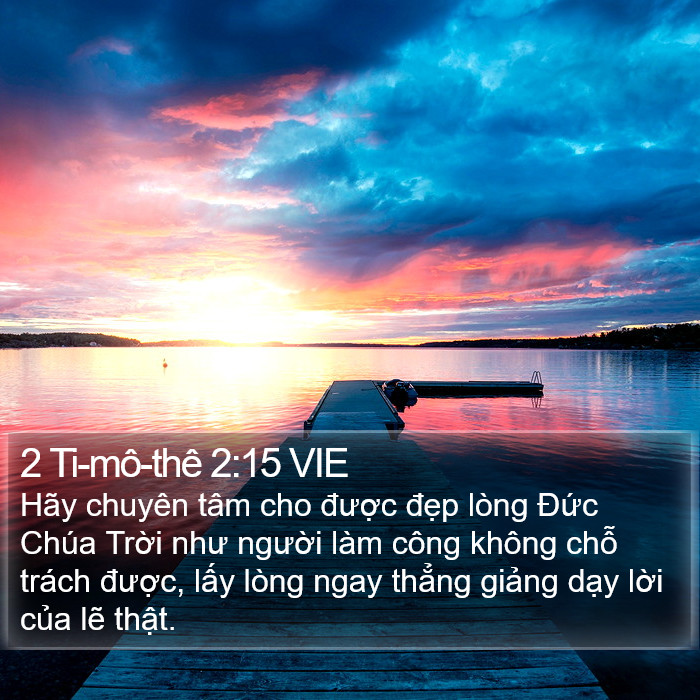 2 Ti-mô-thê 2:15 VIE Bible Study