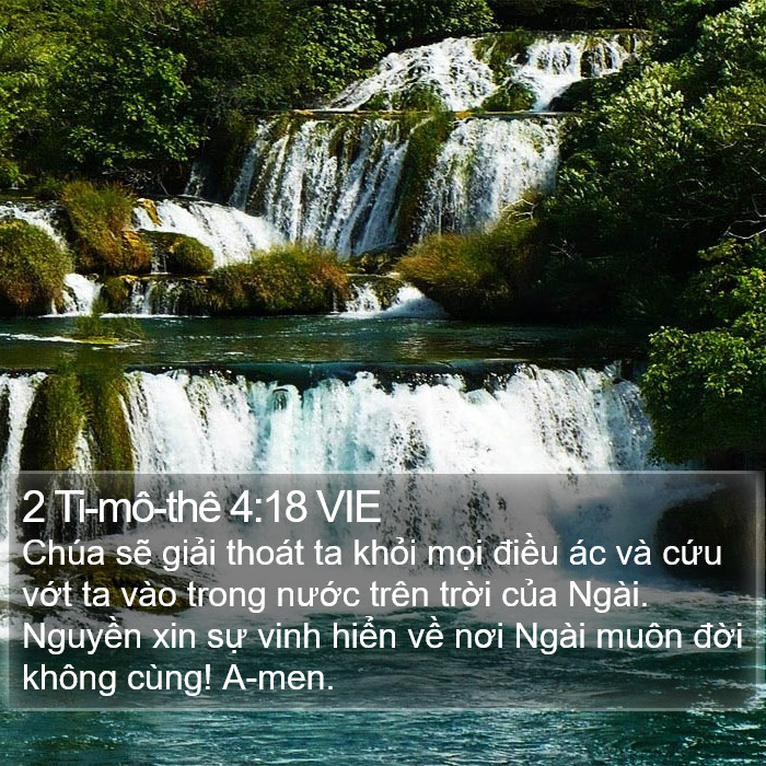 2 Ti-mô-thê 4:18 VIE Bible Study