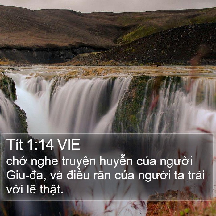 Tít 1:14 VIE Bible Study