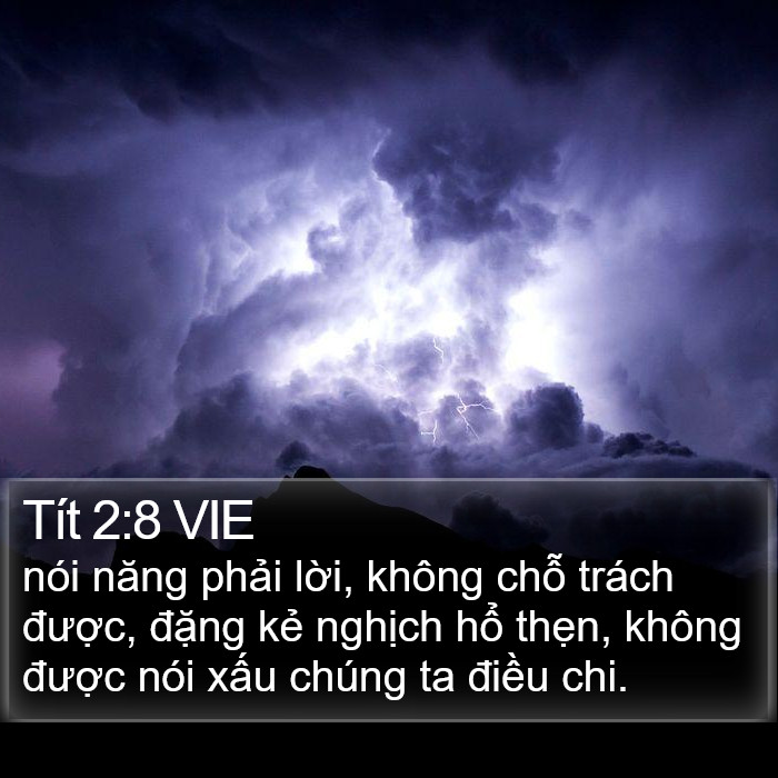 Tít 2:8 VIE Bible Study