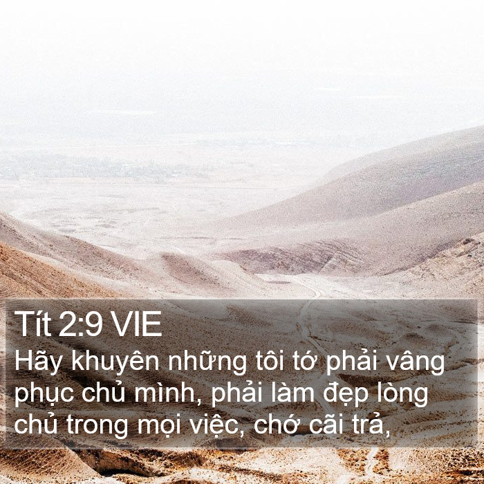 Tít 2:9 VIE Bible Study